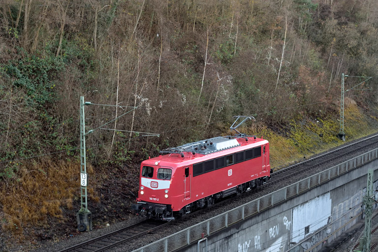 140 797 bei km 13,8 (Dezember 2025)