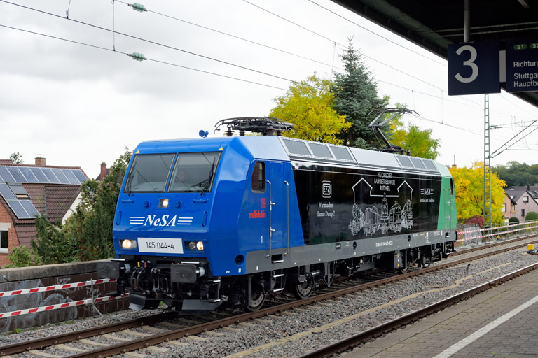 145 044 bei km 16,8 (Oktober 2025)
