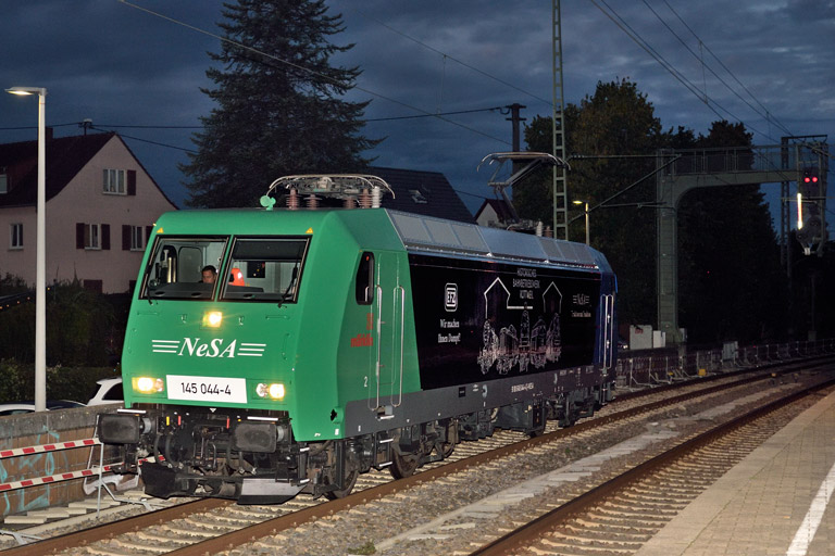 145 044 bei km 16,8 (September 2025)