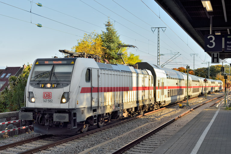 147 582 als IC 186 bei km 16,8 (Oktober 2025)