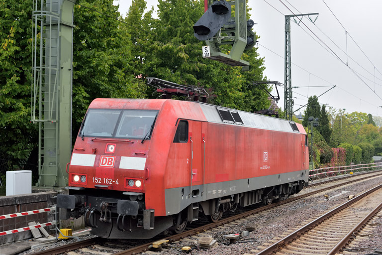 152 162 bei km 16,6 (Oktober 2025)