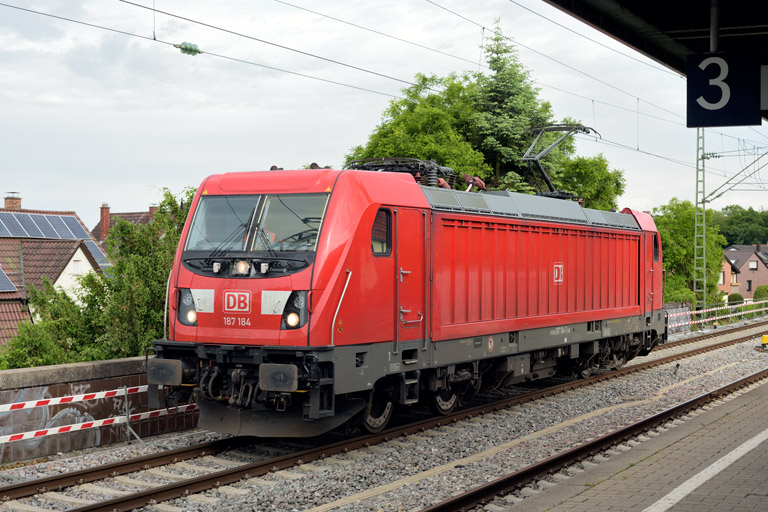 187 184 bei km 16,8 (Juni 2025)