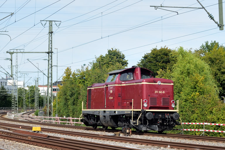 211 041 bei km 16,4 (September 2025)