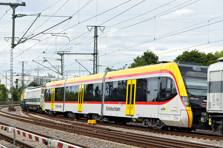 455 003 bei km 16,4 (Juli 2025)