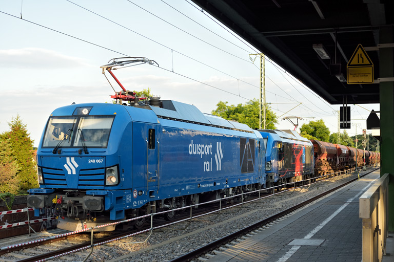 248 067 und 248 028 bei km 16,8 (Juli 2025)