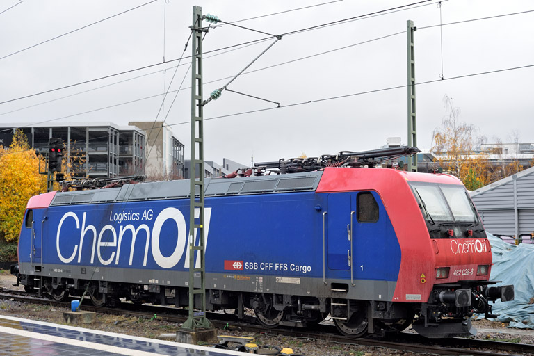 482 028 bei km 15,6 (November 2025)