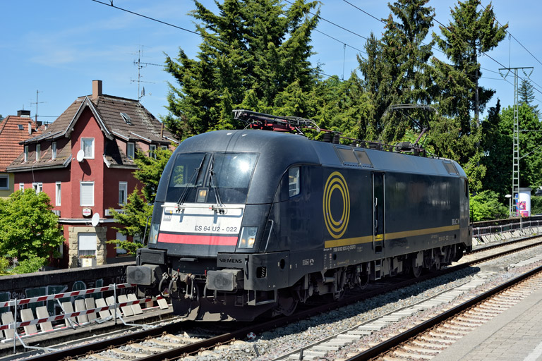 ES 64 U2-022 bei km 16,8 (Mai 2025)