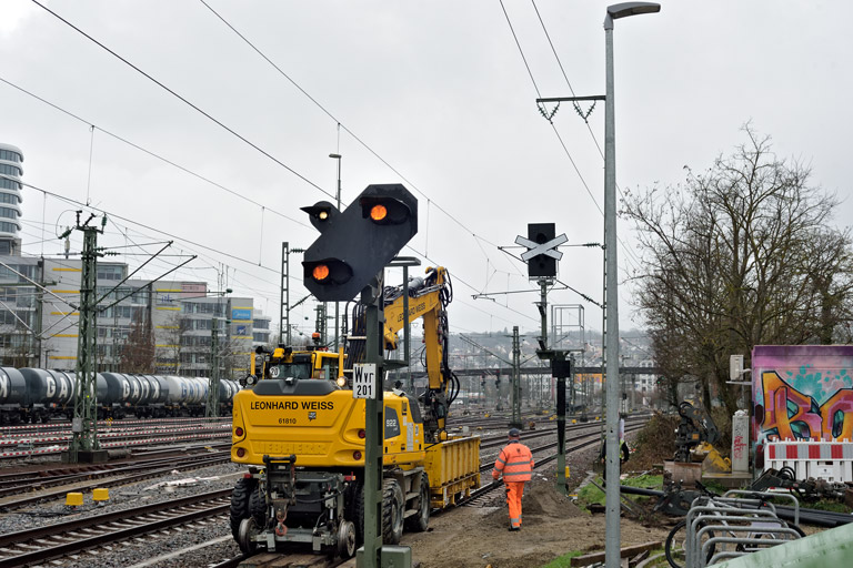 Zweiwegefahrzeug bei km 15,6 (M&auml;rz 2025)