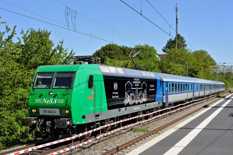 145 044 bei km 14,0 (August 2026)