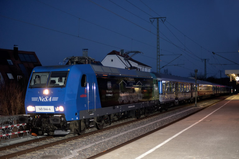 145 044 bei km 16,8 (M&auml;rz 2026)