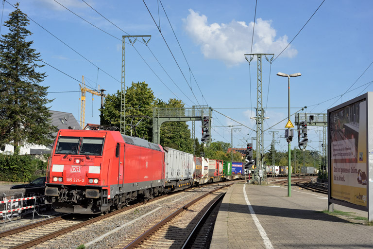 185 224 mit KT 50031 bei km 16,8 (September 2026)