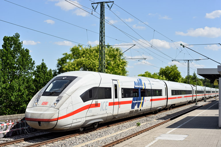 412 223 als IC 2608 bei km 16,8 (Juli 2026)