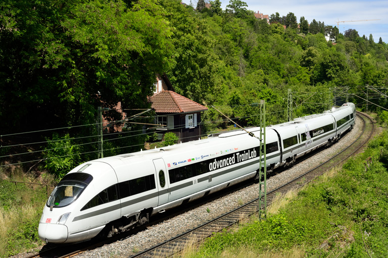 605 019 als Mess-ST 92913 bei km 9,4 (Juni 2026)
