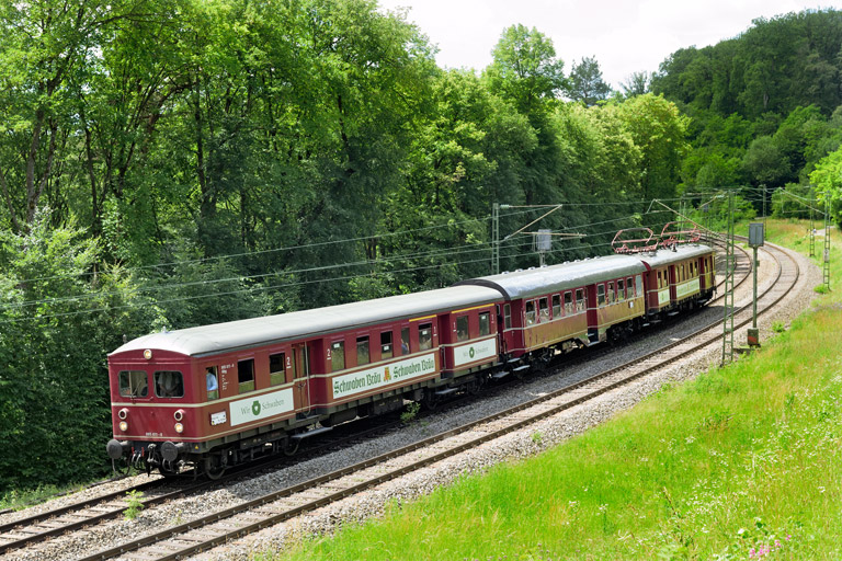 865 611 als RE 74315 bei km 9,8 (Juni 2026)