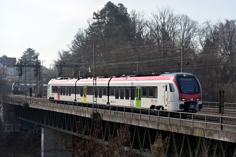 RABe 531 401 bei km 14,6 (M&auml;rz 2026)